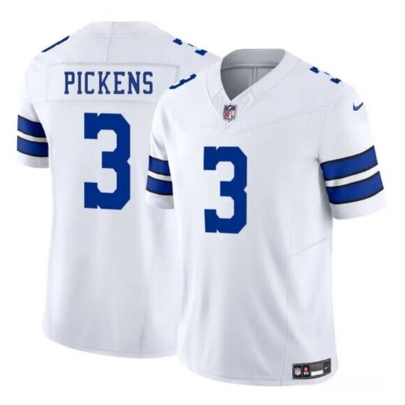 Mens Kids Youths George Pickens White Vapor Stitched Jersey - Picture 1 of 1